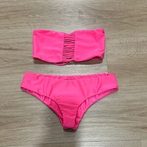 Mikoh Pink Bikini Size Small
